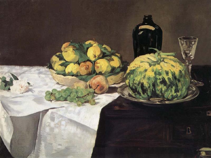Edouard Manet Fruits et Melon sur un Buffet China oil painting art
